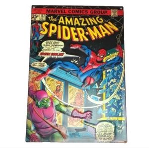 Marvel, The Amazing Spider-Man, Embossed Metal sign | EUC | Open Road